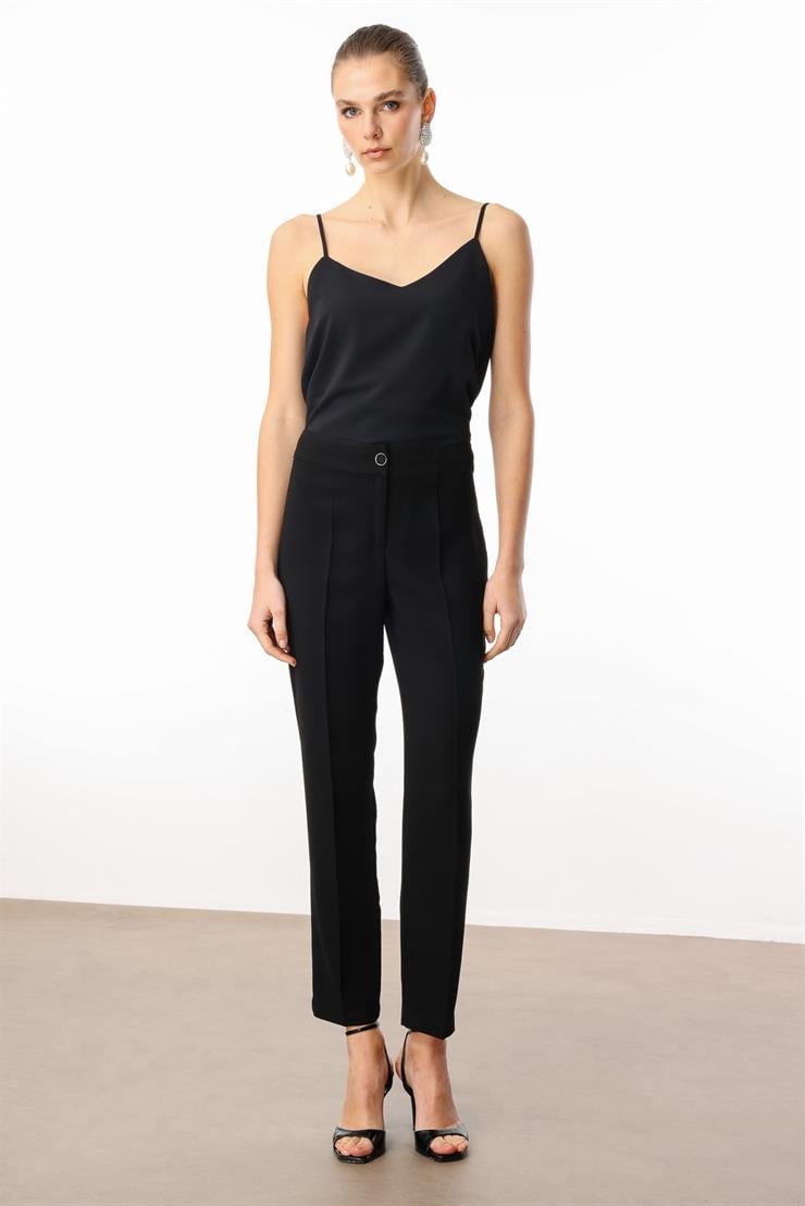 Modailgi  Yüksek Bel Pantolon - 7913 Siyah