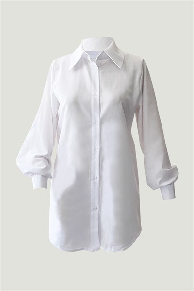 Basic Beyaz Gömlek-Beyaz