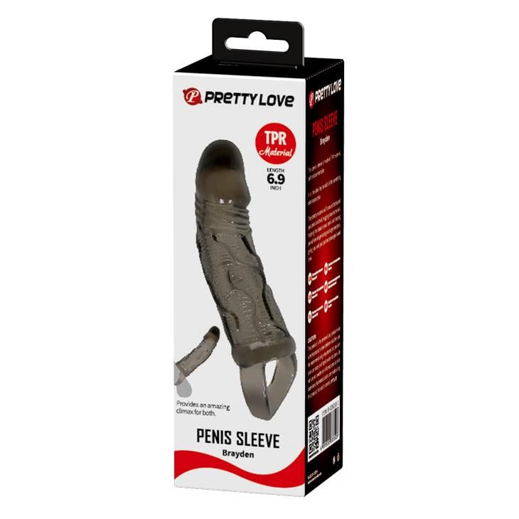 Bl 2Cm Dolgulu Zenci Penis Kılıfı Uzatmalı Prezervatif Dildo