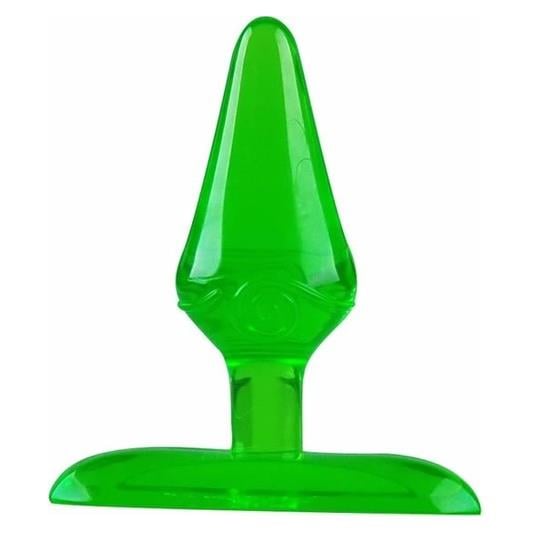 Mini Jel Dokulu Anal Plug Yeşil