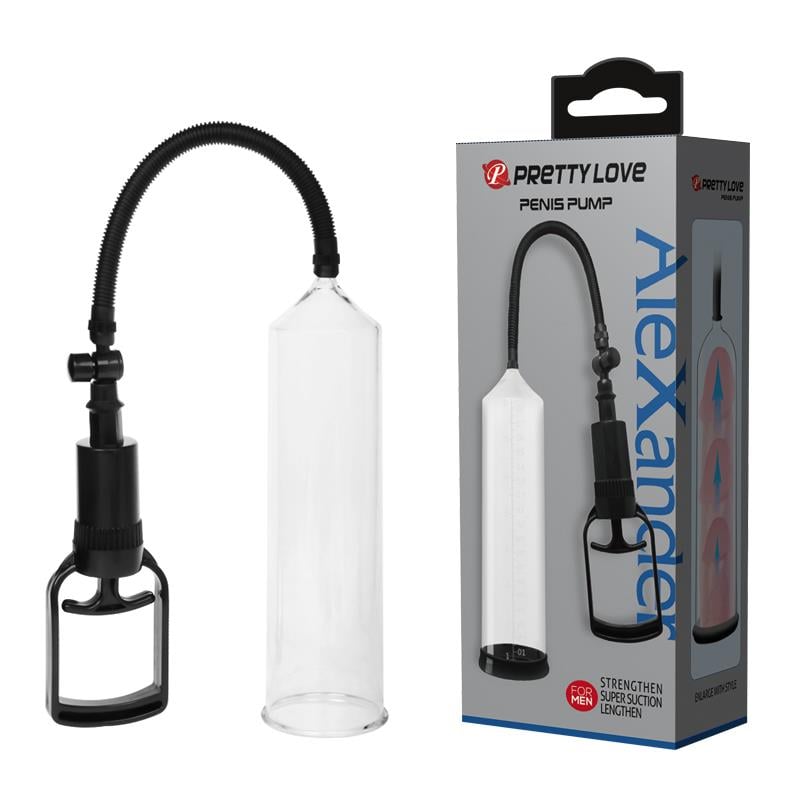 Pretty Love Alexander 20 Cm Silikon Girişli Vakum Penis Pompası