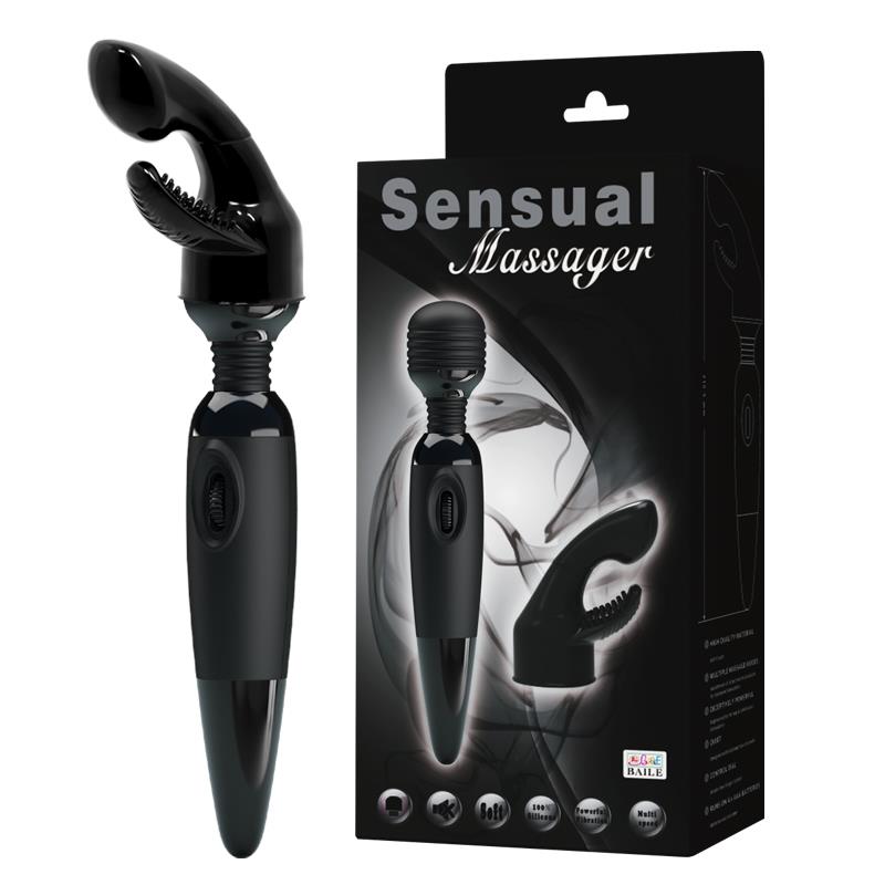Wand Xl Extra Başlıklı Titreşimli Masaj Vibratörü Mastürbatör