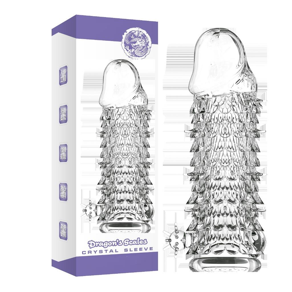 Kabartmalı Kristal Görünümlü Güçlü Uyarıcı Peni Kılıfı