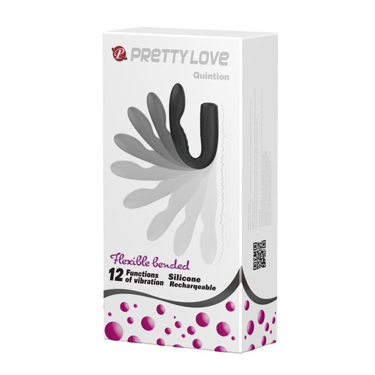Pretty Love G Noktası Uyarıcılı Çift Motorlu Titreşimli Klitoris Mastürbatör