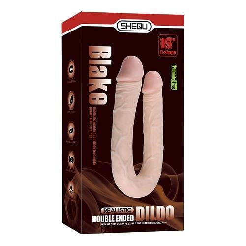 Shequ Harold 44 Cm Çift Taraflı Ten Rengi Unisex Penis