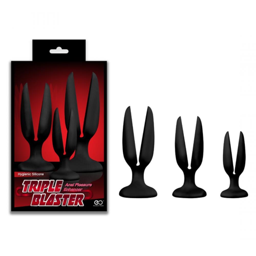Triple Blaster Açılır 3lü Anal Tıkaç Seti