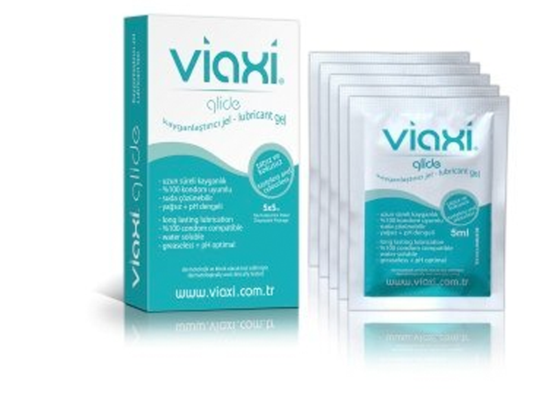 Viaxi Glide Su Bazlı Naturel Kayganlaştırıcı Jel 5*5 Ml