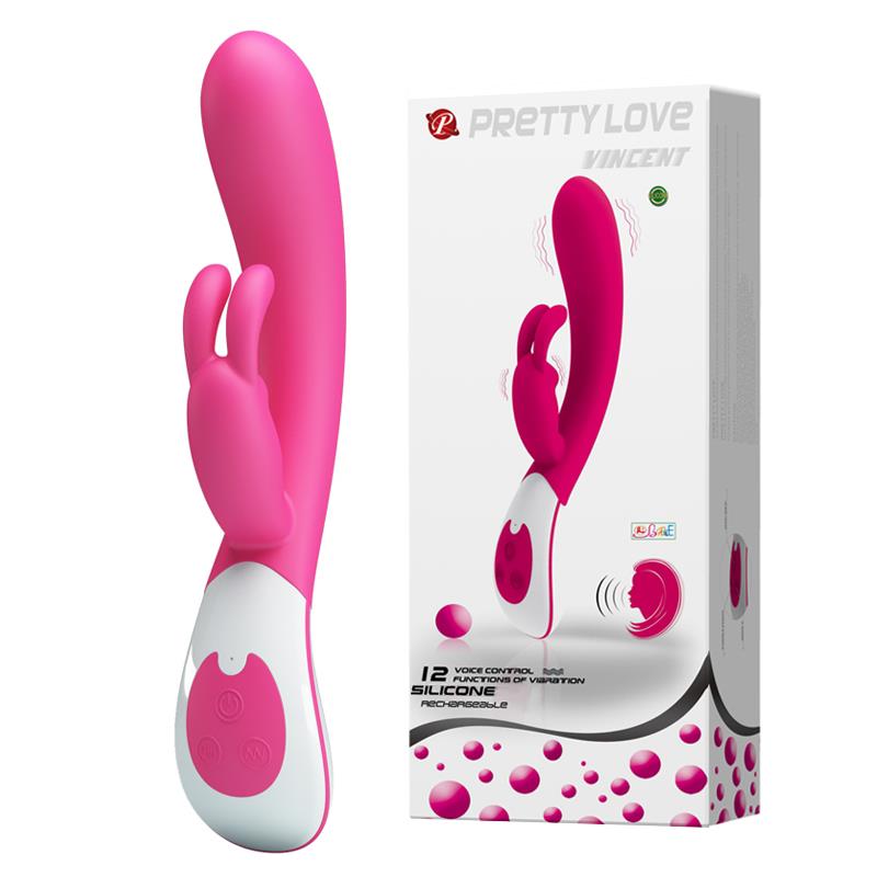 Vincent 12 Titreşimli Ses Komutlu Usb Şarjlı Teknolojik Vibratör