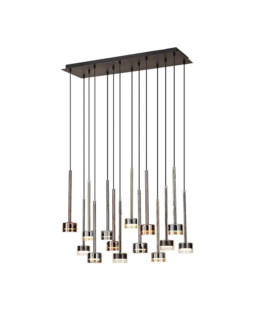 TONIC 14 CAMLI DİKDÖRTGEN AVİZE