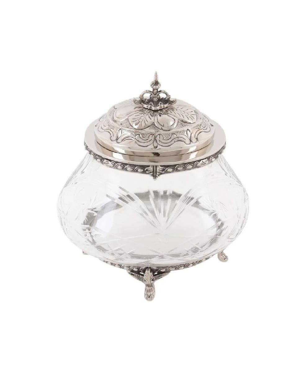 Kapaklı Cam Sunumluk 23 cm