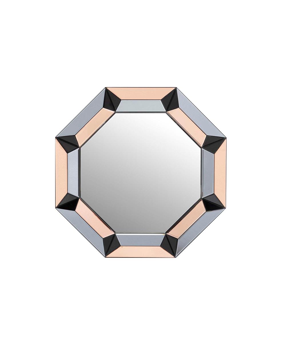 Olimpo 80 cm Siyah Gümüş Bakır Renkli Ayna