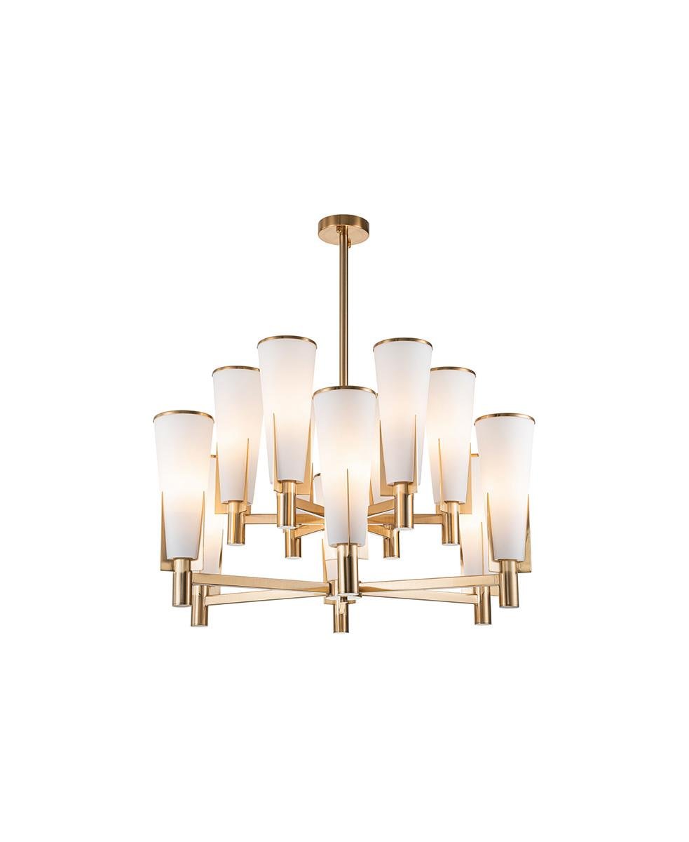 Techo Büyük Boy Cam Kollu Avize