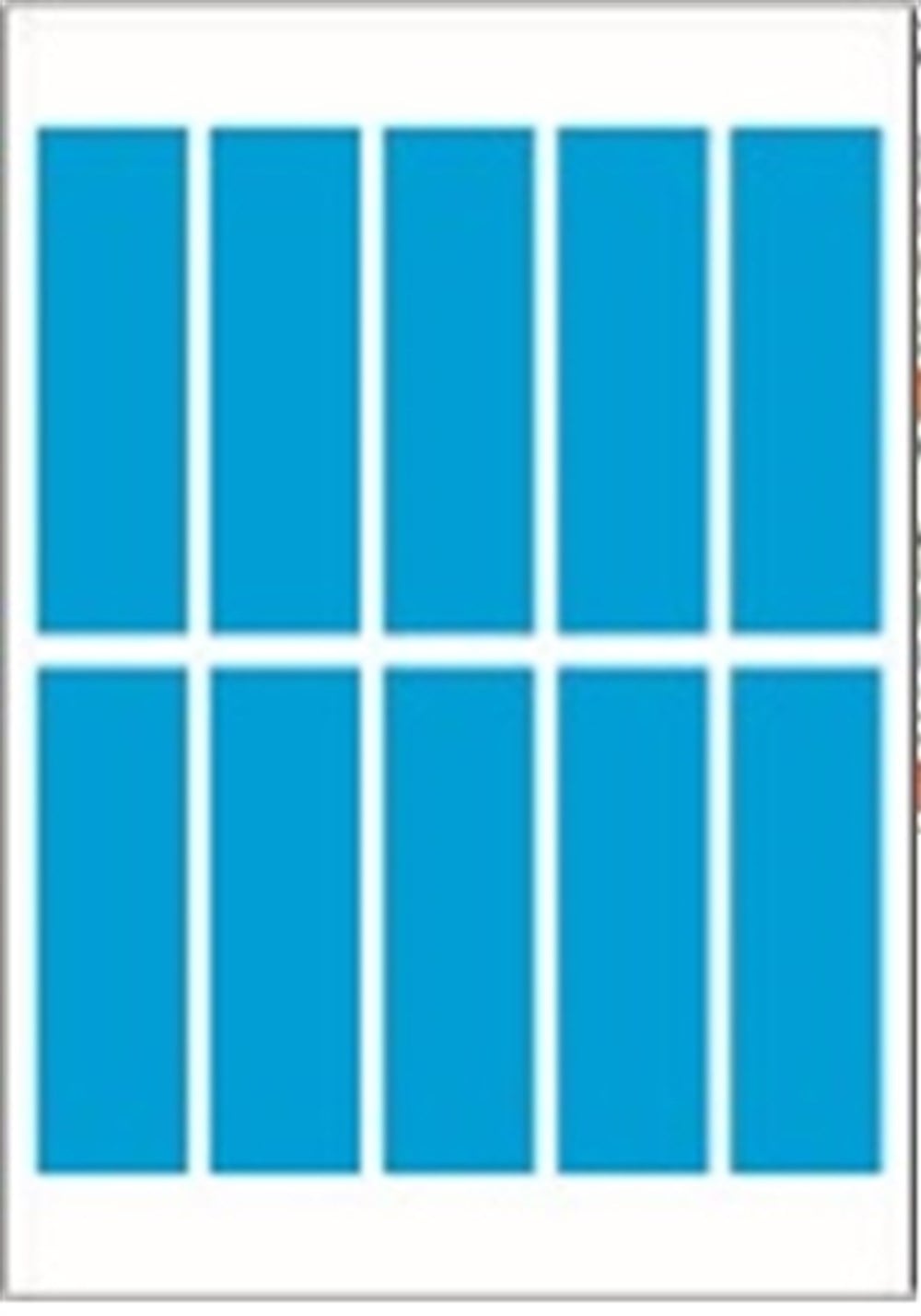 Alarm Etiketi -1 -ALARM-MAVİ (3,5x11,7 cm)