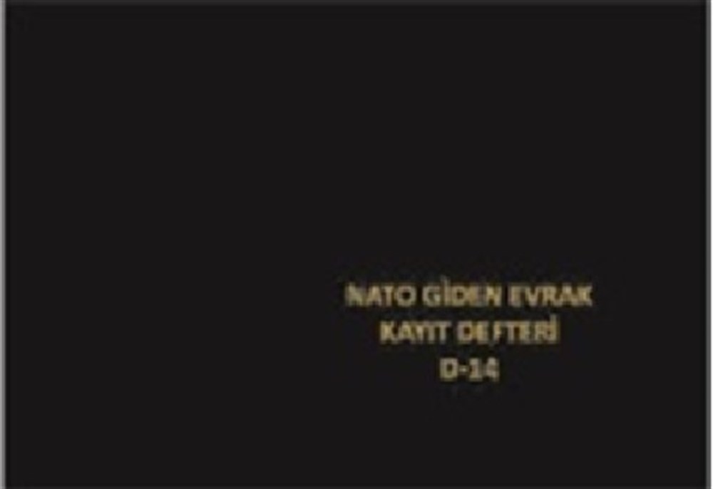 Nato Gizli Giden Evrak Kayıt Defteri