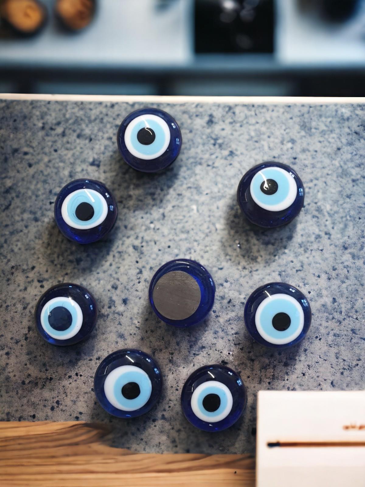 Cam Nazar Boncuğu Magnet (4CM)