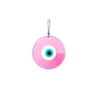 16cm Opaque Fusion Glass Evil Eye Wall Decoration