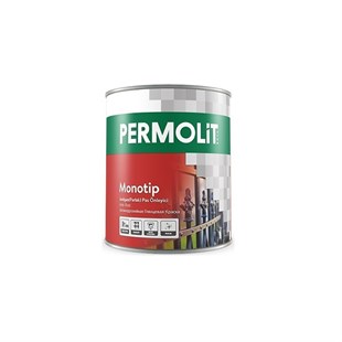 Permolit Monotip Antipaslı Parlak Metal Boyası Kırmızı 2.5 Lt