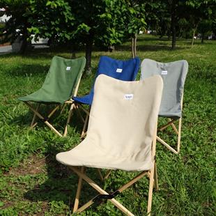 Tncn Katlanır Kamp ve Piknik Sandalyesi Lacivert (çantalı)