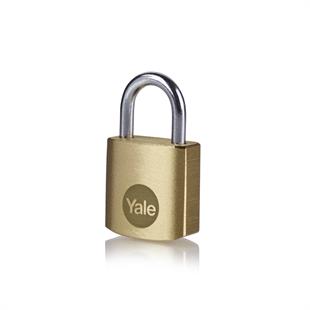 Lucchetto Yale Y110B In Ottone 30 Mm - Doppia Serratura, 3 Chiavi, Per Armadietti