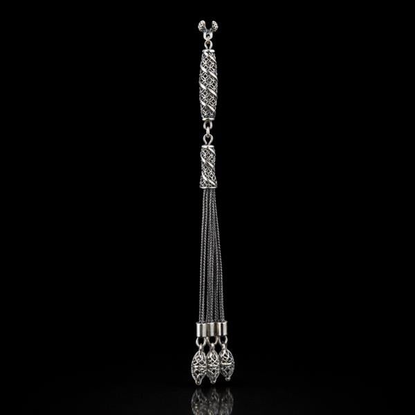 925 Ayar Vizyon Tasarım Gümüş Püskül