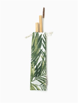 Mycocobowl Bambu Pipet Seti (Desenli Keseli)