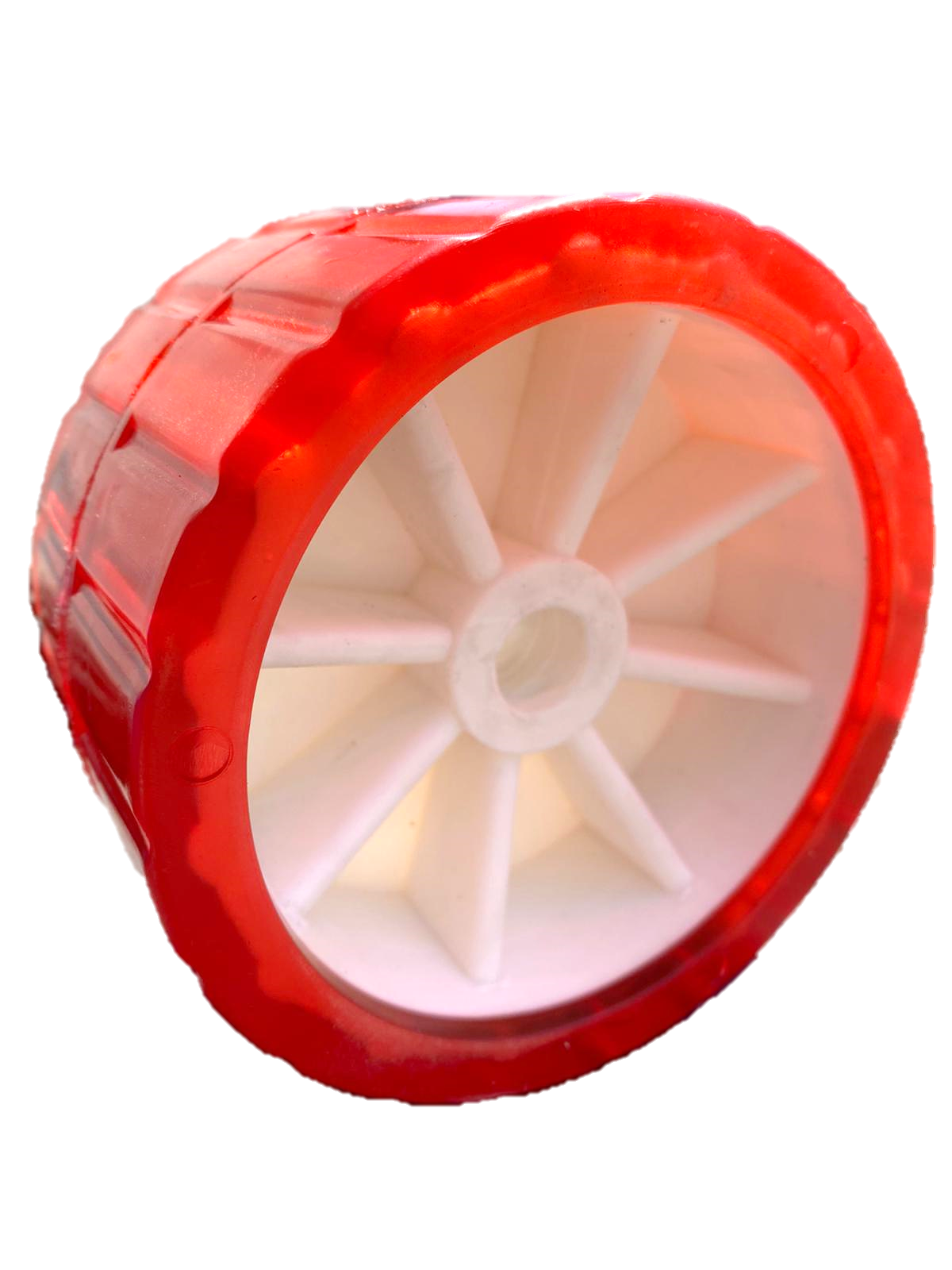 Lastik Takoz - Yan Dayama / Şeffaf Kırmızı