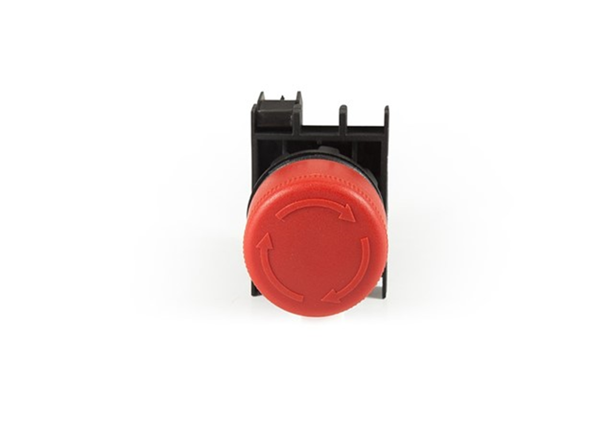 EmasEmas B200E30 B Serisi Plastik 1NC Acil Stop 30 mm Çevirmeli Kırmızı 22 mm Buton 