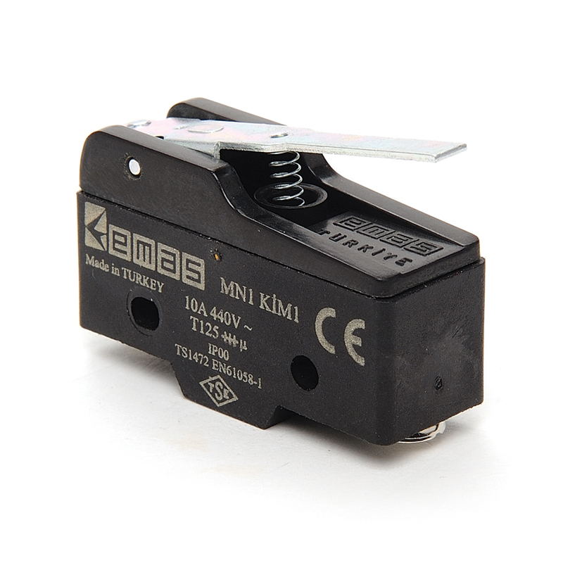 EmasEmas MN1KIM1 Metal Kısa Kollu 1CO MN1 Serisi Plastik Mini Switch