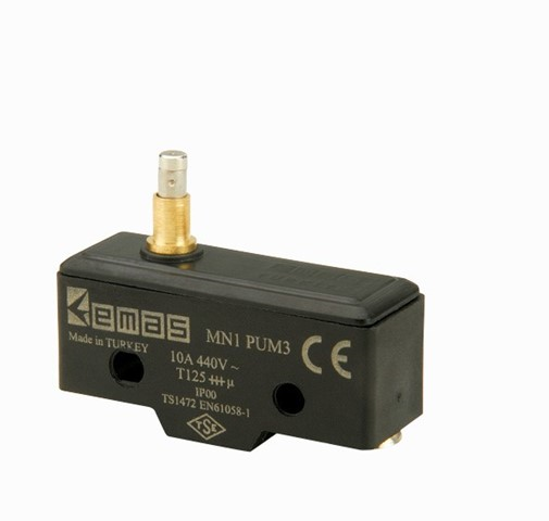 EmasEmas MN1PUM3 Metal İnce Pimli 1CO MN1 Serisi Plastik Mini Switch