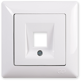 GünsanGünsan Visage Simple Beyaz Data Priz Jaksız