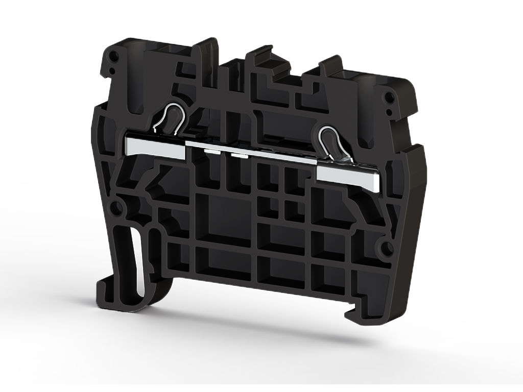 KlemsanKlemsan 307105 PYK 2,5 Siyah 2,5mm², Pratik Yay bağlantılı, 1 giriş 1 çıkış geçiş klemensi, Yalıtım malzemesi PA, Siyah