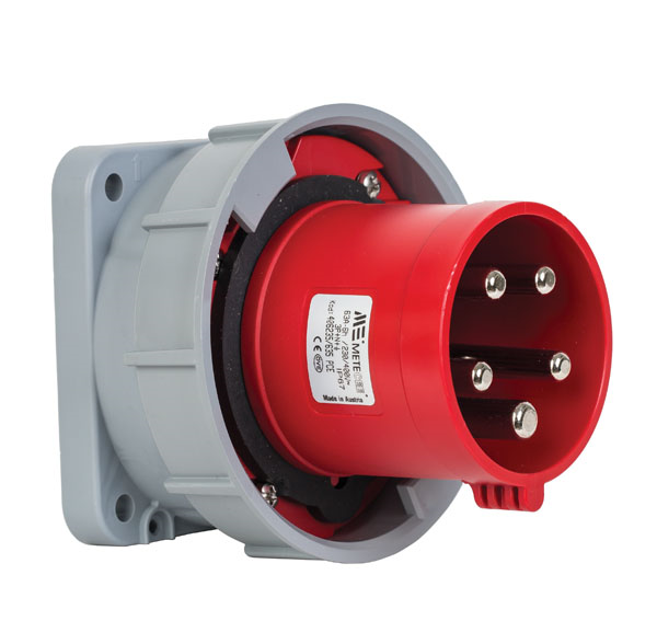 Mete EnerjiMete 5X63A. IP67 Makine Fişi Düz 3P+N+E