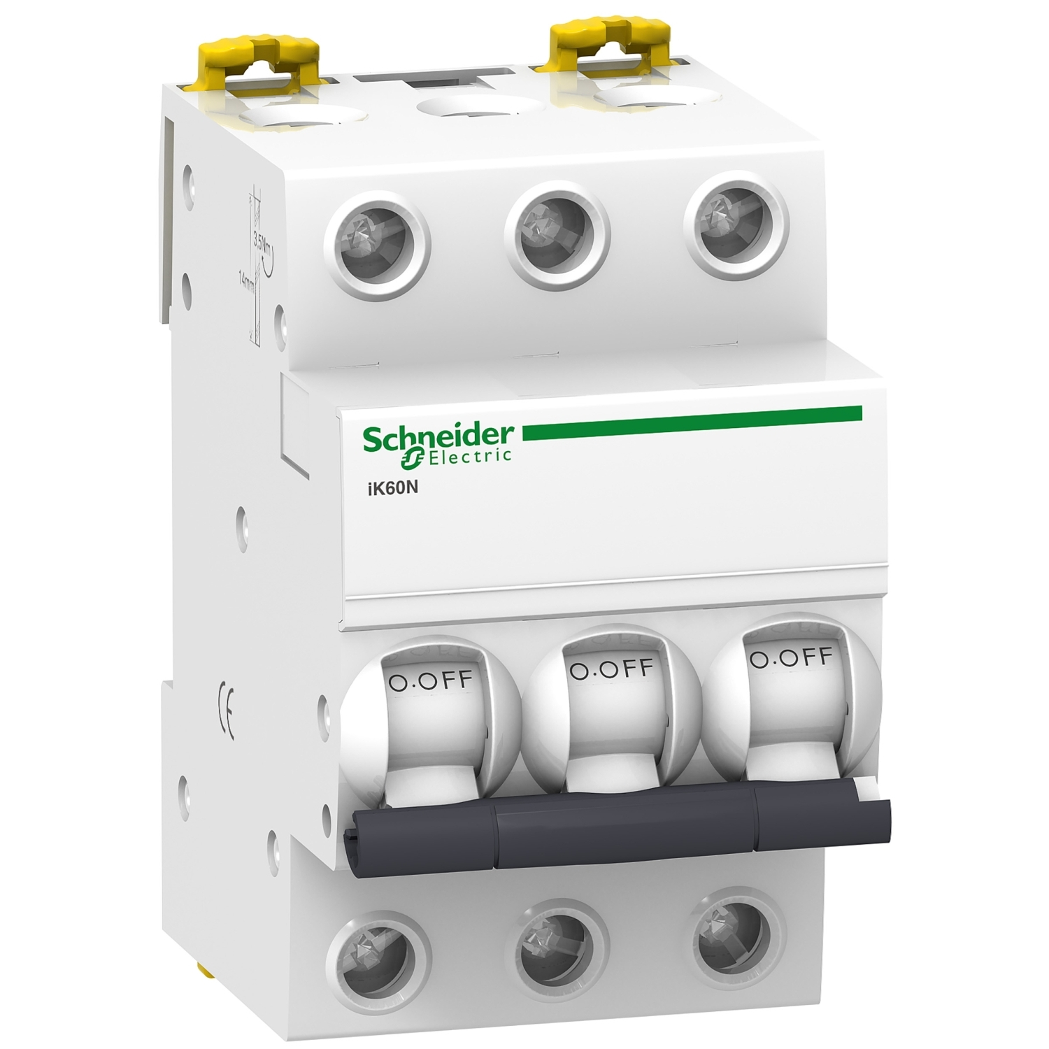 SchneiderSchneider A9K24325 Otomatik Sigorta - İk60N - 3 Kutup - 25 A - C Eğrisi