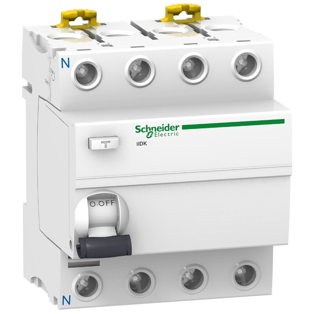 SchneiderSchneider A9R75440 İıd K - Kaçak Akım Koruma Rölesi - 4P - 40A - 300Ma - Ac Tip