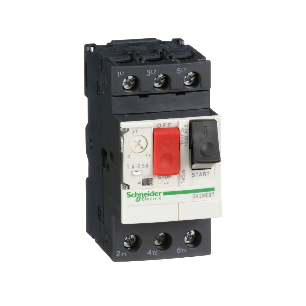 SchneiderSchneider GV2ME07 Tesys Gv2-Motor Koruma Şalteri-Termal Manyet - 1,6...2,5 A - Vida Kelepçesi Terminalleri