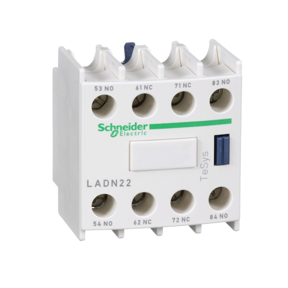 SchneiderSchneider LADN22 Tesys D - Yardımcı Kontak Bloğu - 2 Na + 2 Nk - Vida Kelepçesi Terminalleri