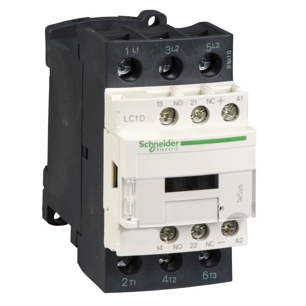 SchneiderSchneider LC1D38BD Tesys D Kontaktör - 3P(3 Na) - Ac-3 - <= 440 V 38 A - 24 V Dc Bobin