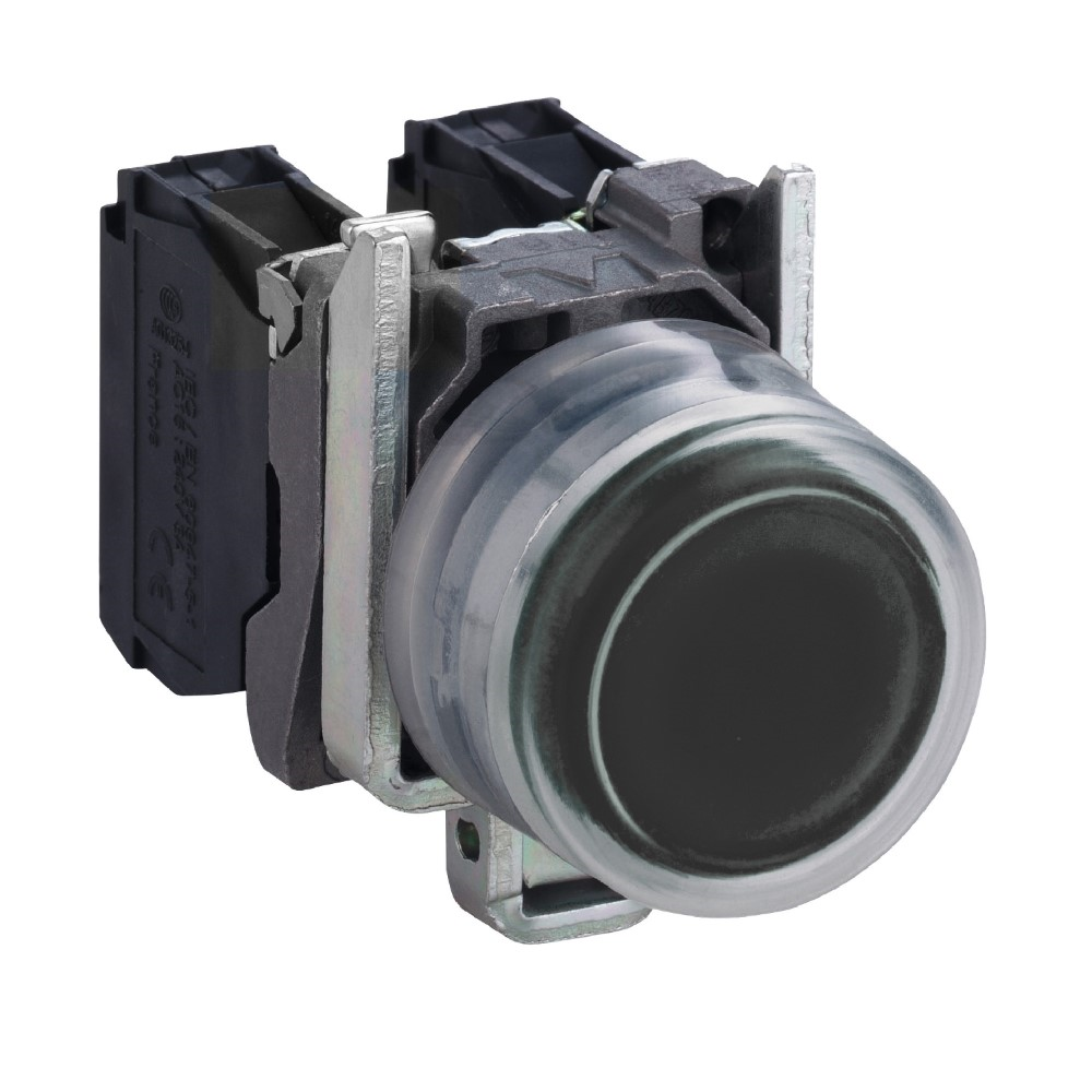 SchneiderSchneider XB4BP21 Siyah Çıkık Eksiksiz Buton Ø22 Yaylı Dönüş 1Na İşaretsiz