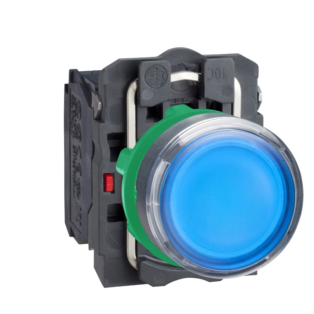 SchneiderSchneider XB5AW36B5 Mavi Sıva Altı Eksiksiz Işıklı Buton Ø22 Yaylı Dönüş 1Na+1Nk 24V