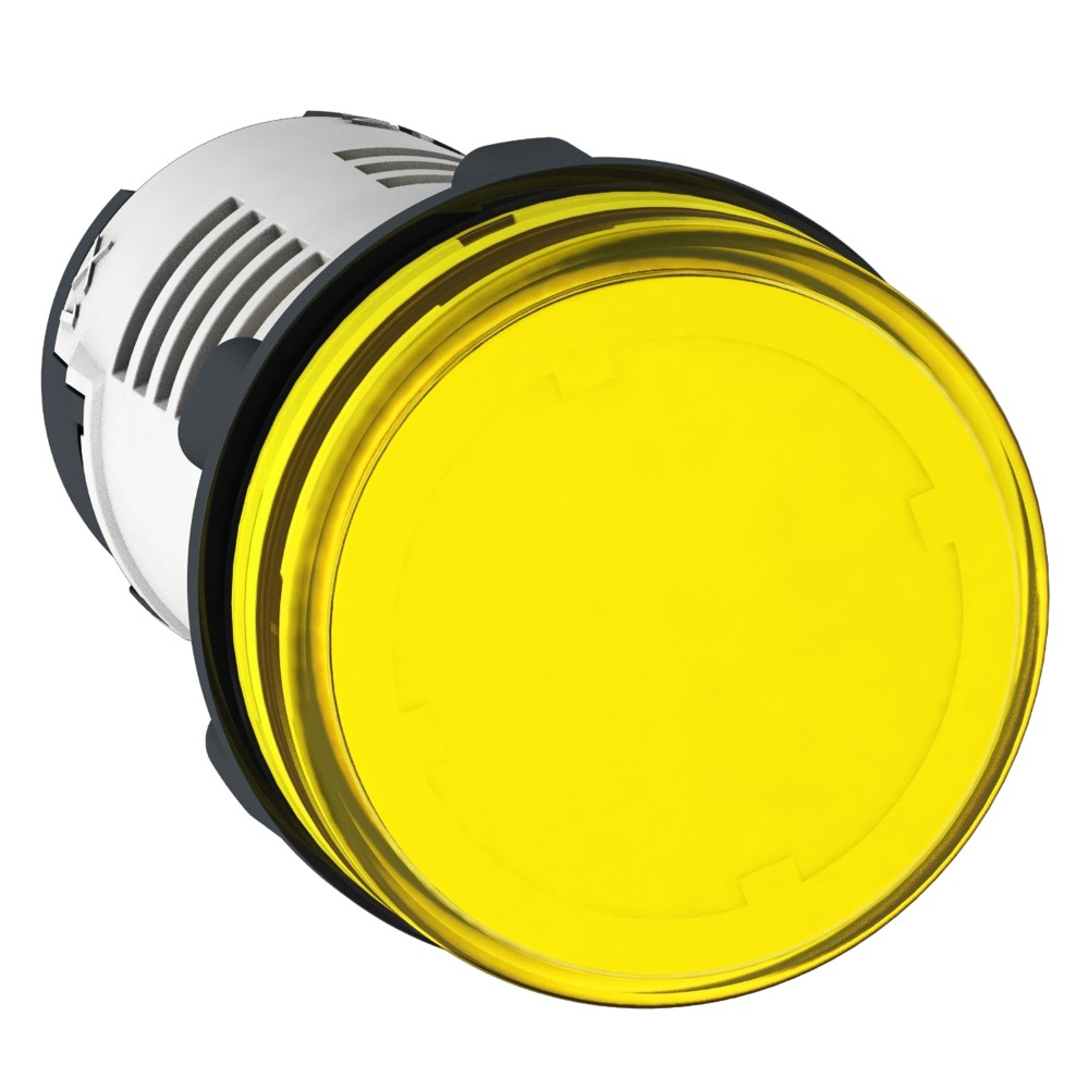 SchneiderSchneider XB7EV05BP Yuvarlak Pilot Işığı Ø 22 - Sarı - Entegre Led - 24 V - Vida Kelepç Terminali