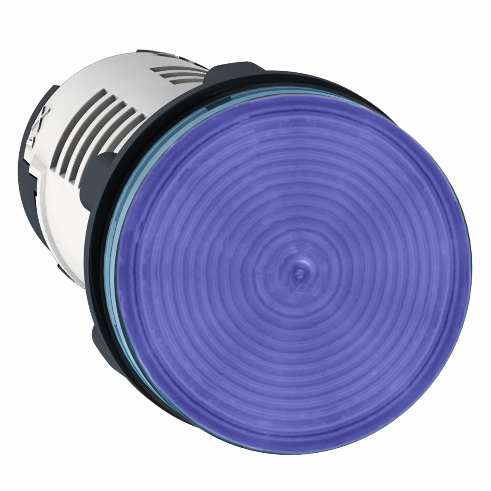 SchneiderSchneider XB7EV06BP Yuvarlak Pilot Işığı Ø 22 - Mavi - Entegre Led - 24 V - Vida Kelepç Terminali