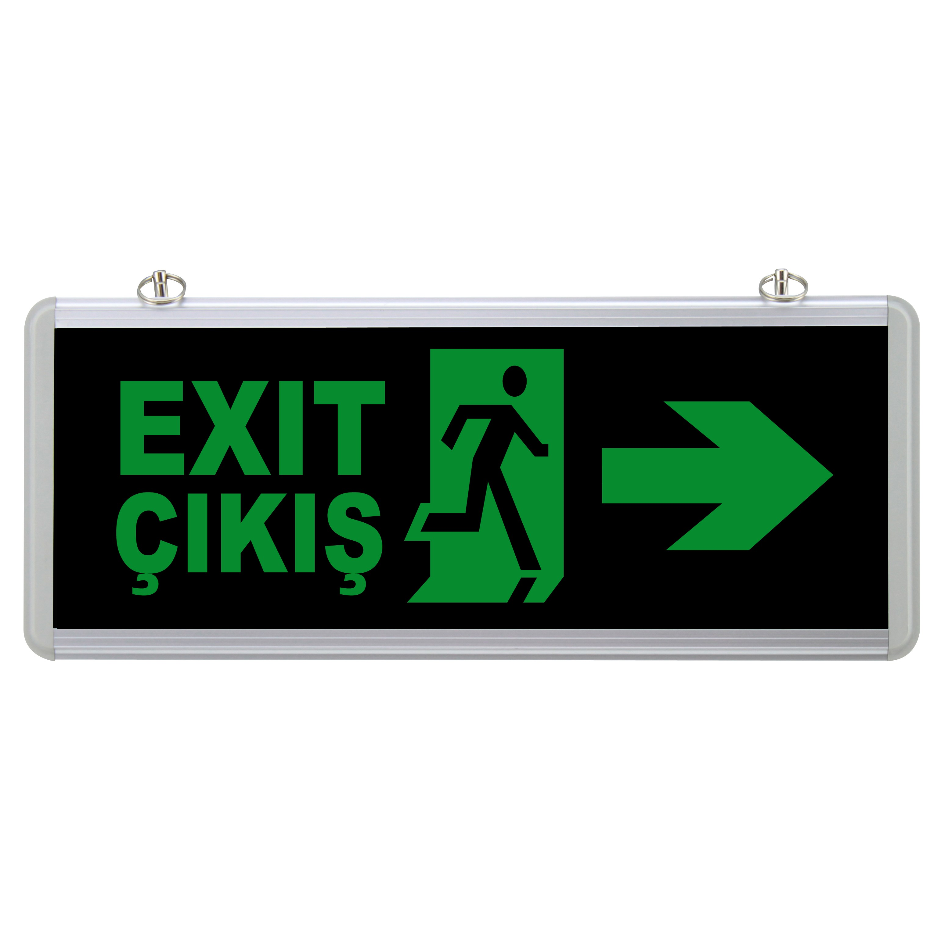 SeldaSelda Exit Sağ Ok Çift Yönlü Acil Yönlendirme Armatürü