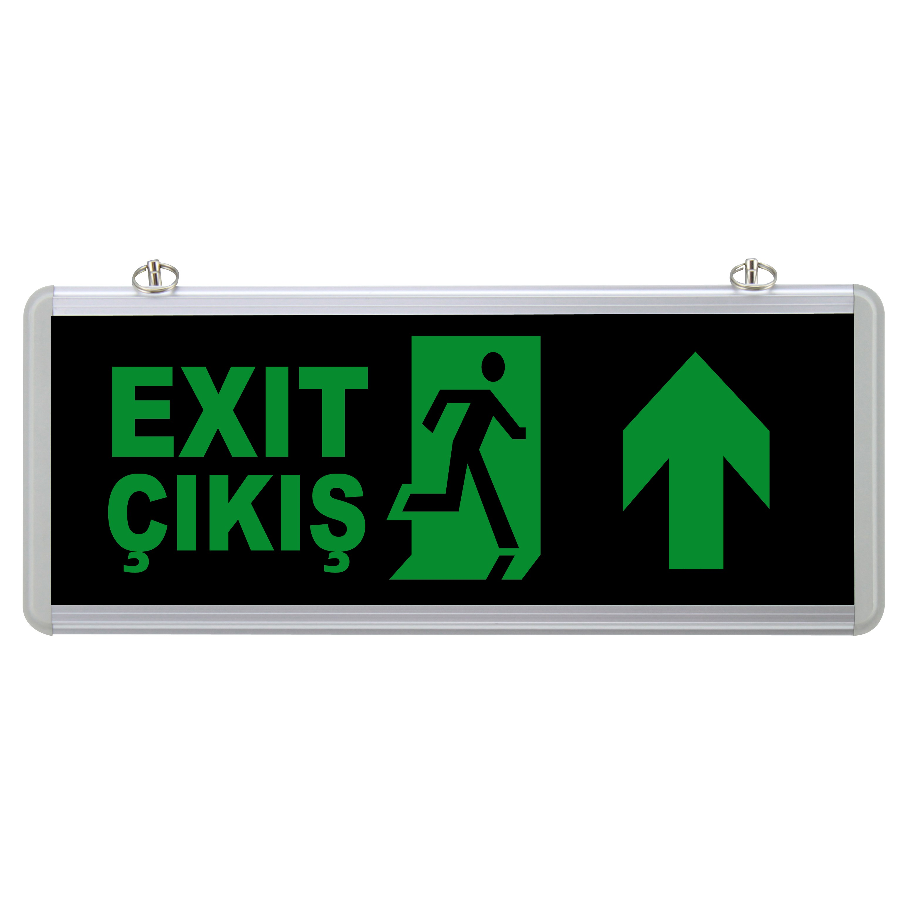 SeldaSelda Exit Yukarı Ok Çift Yönlü Acil Yönlendirme Armatürü