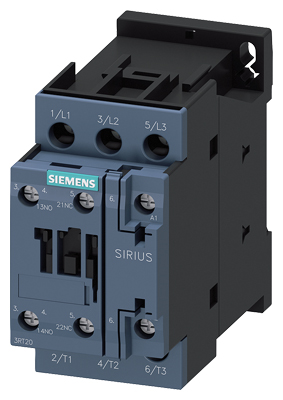 SiemensSiemens 3RT2026-1AP00  Üç Fazlı; Sirius Kontaktör; Ac 230V Bobinli; 11 Kw; 1No+1Nc