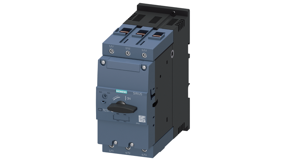 SiemensSiemens 3RV2041-4JA10 Sırıus 3Rv2 Motor Koruma Şalteri; Termik Ve Kısa Devre Korumalı;  45-63A; 65Ka ; Boy S3