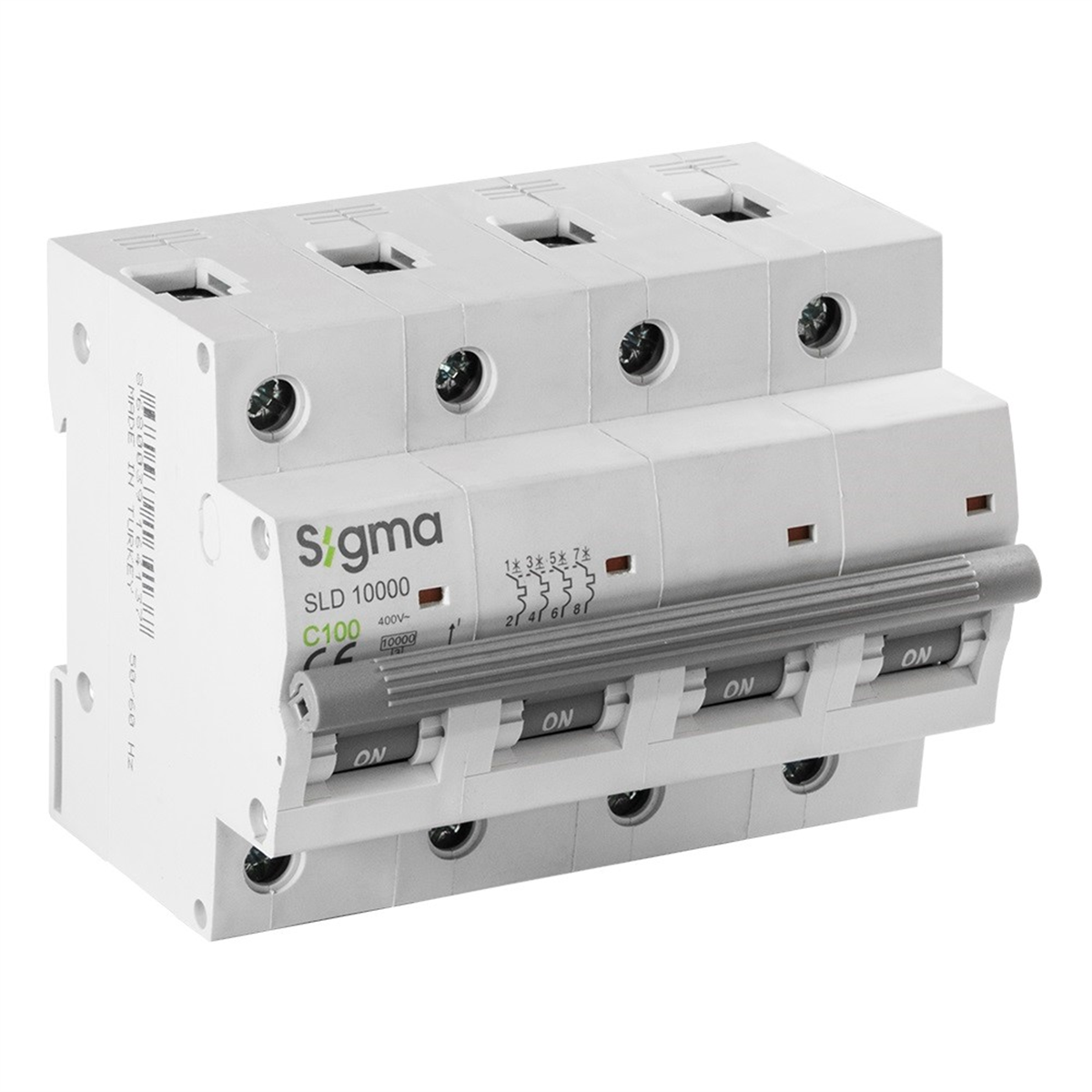 SigmaSigma SLD10000 10kA 4P C80 Otomatik Sigorta 