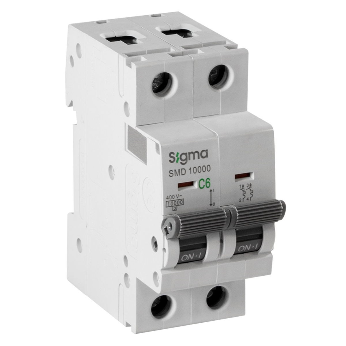 SigmaSigma SMD10000 10kA 2P C63  Otomatik Sigorta 