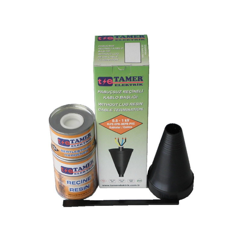 TamerTamer PKB 01 2x1,5-3x50+25 Pabuçsuz Reçineli Kablo Başlığı