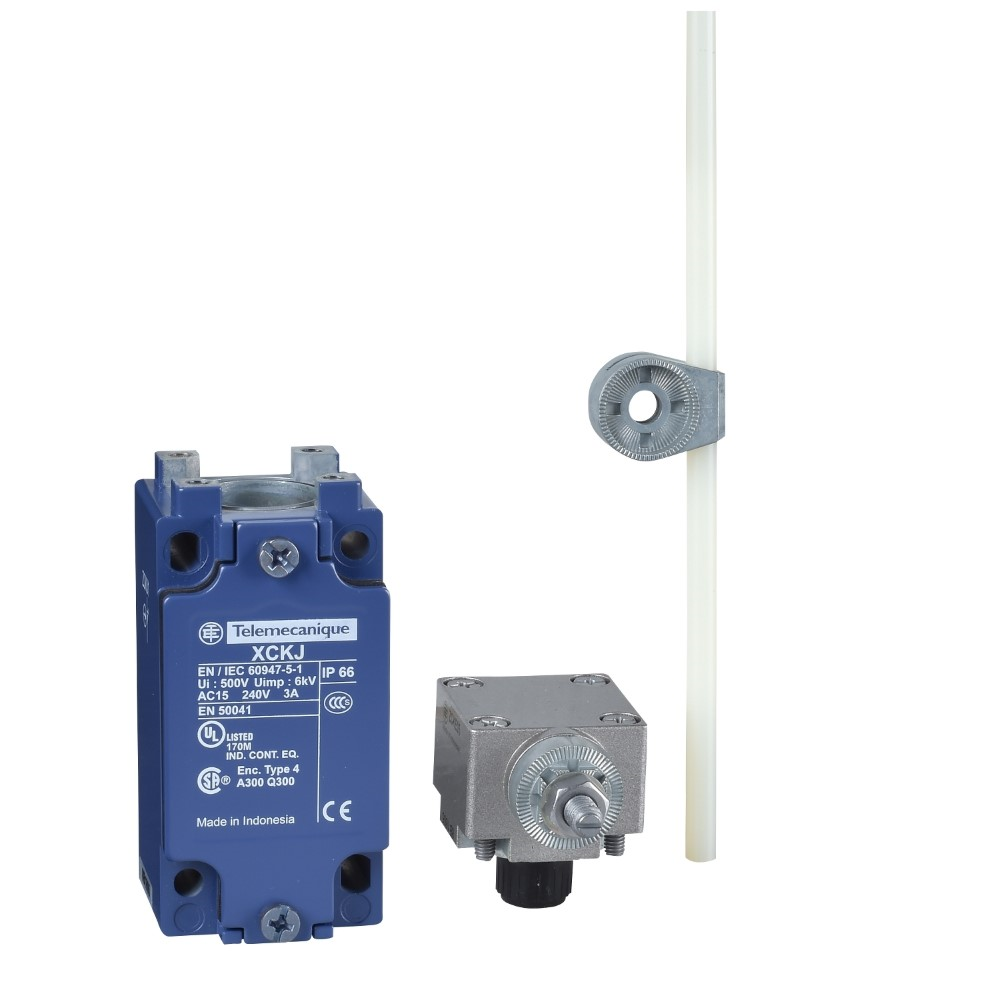 TelemecaniqueSchneider XCKJ10559 Limit Anahtarı Xckj - Termoplast Yuvrlk Çubuk Manivl 6 Mm - 1Nk+1Na - Ani - Pg13