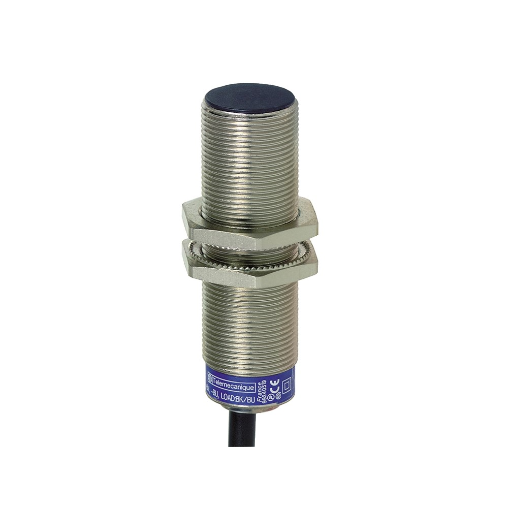 TelemecaniqueTelemecanique XS1M18KP340 Endüktif Sensör Xs1 M18 - U60Mm - Pirinç - Sn5Mm - 12..24Vdc - Kablo 2M